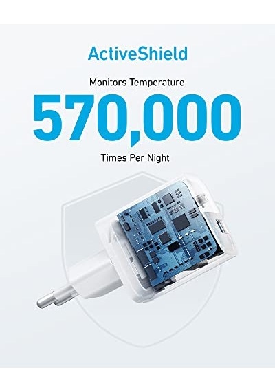 Anker 323 Usb-c & Usb-a Şarj Cihazı 33w, Powerdelivery, Activeshield Güvenlik Sistemi,%45 Daha Küçük