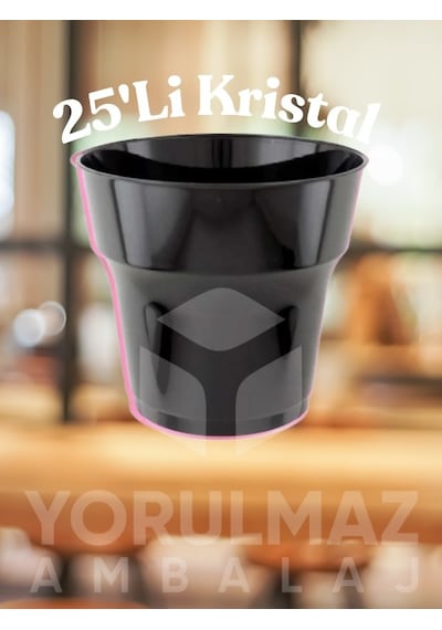 Siyah Kristal Plastik Bardak 25 Li Şık & Lüks Görünümlü, Sert Mika Yapılı, Dayanıklı Tek Kullanımlık Bardak Açık Mavi Siyah Kristal Plastik Bardak 25 Li Şık & Lüks Görünümlü, Sert Mika Yapılı, Dayanıklı Tek Kullanımlık Bardak Açık Mavi