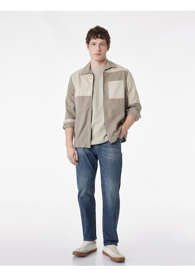 Koton Normal Bel Regular Fit Tapered Jean Pantolon - Joe Jean Koyu İndigo 6sam40160nd