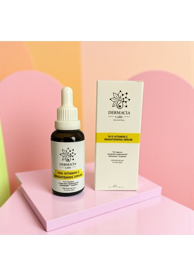Dermacia Labs %15 C Vitamini Süper Aydınlatıcı Cilt Tonu Eşitleyici ve Leke Karşıtı Serum 30 ML