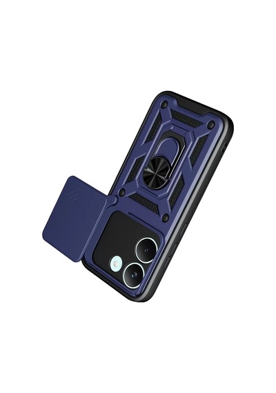 Newface Xiaomi Poco X8 Pro Pars Lens Yüzüklü Silikon - Lacivert