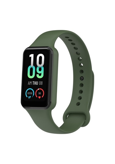 Xiaomi Amazfit Band 7 İle Uyumlu Kordon Silikon Esnek Ayarlanabilir Kordon Kayış