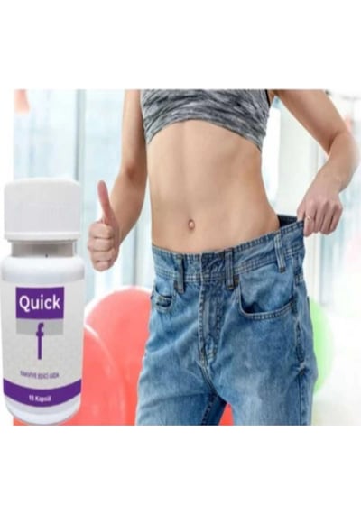 Quickf Bölgesel Yağ Yakımını Destekleyen Selülitinizin Yeni Sırrı Jel 50 Ml + Quickf 15'li Diyet Cap