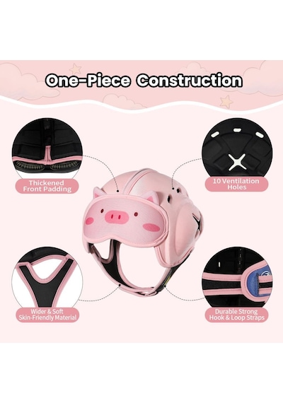 Mambobaby Bebek Koruma Başlığı - Pink Piggy