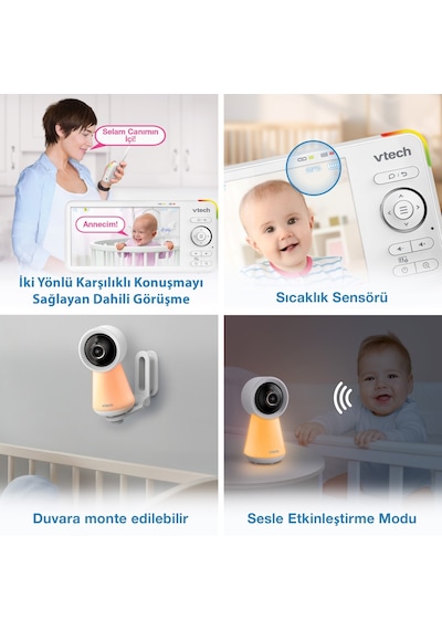 Vtech Uyarlanabilir Gece Lambalı 5 Wi-fi Görüntülü Bebek Monitörü - Rm5756hd