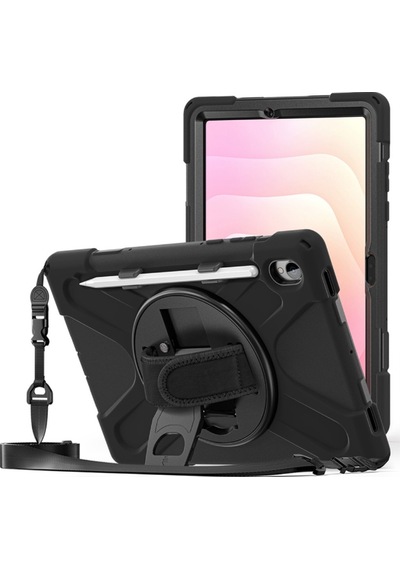 Galaxy Tab S11 X730/x736 Uyumlu 11" Tam Koruma Sağlayan Defender Silikon Şok Emici Tablet Kılıfı Arka Kapak