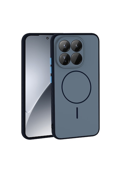 Xiaomi 15t Kılıf Kamera Lens Korumalı Magsafe Destekli Silikon Erd Gümüş
