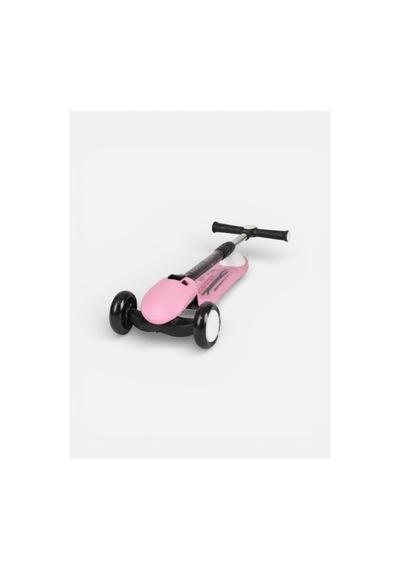 Scooter Pro Katlanabilir 3tekerli Led Işıklı 3kademeli Direksiyon 50kğ Taşıma Kapasiteli 3+yaş Pembe