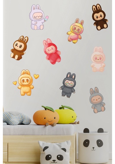 Sevimli Bebekler Çocuk Odası Sticker