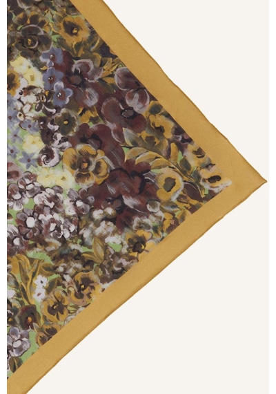 Defacto Manuka X Defacto Kadın Çiçek Desenli Pamuklu Bandana H9063ax26smbe18 Mavi-be18