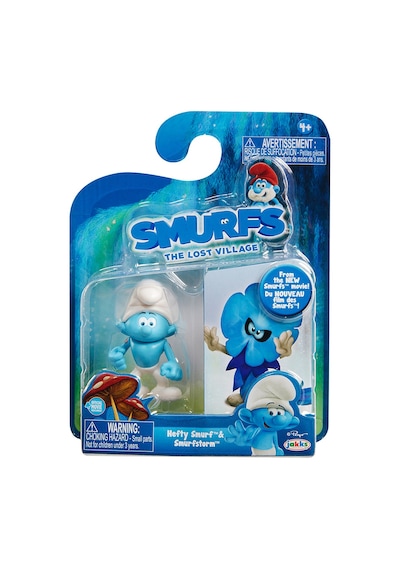 Şirinler Kayıp Köy Güçlü Şirin & Smurfstorm Figür Set