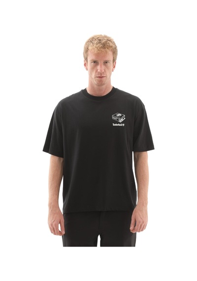 B0a6ky30011-r Timberland 'my Boots'' Short Sleeve Tee Erkek Siyah B0a6ky30011-r SIYAH
