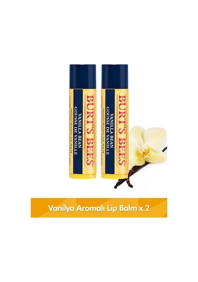 Vanilya Aromalı Dudak Bakım Kremi - Vanilla Bean Lip Balm X 2 Adet