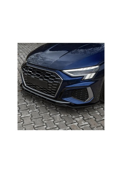 Audi A3 S-line / S3 2020-2024 Ön Lip Piano Black Ön Tampon Alt Eki