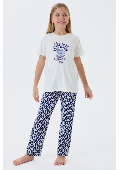 Arnetta Kız Çocuk Krem Pijama Takım KREM