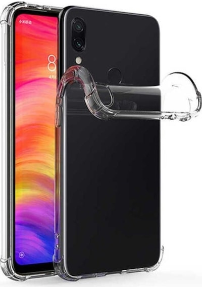 Xiaomi Redmi Note 7 Kılıf Zore Nitro Anti Shock Silikon Renksiz