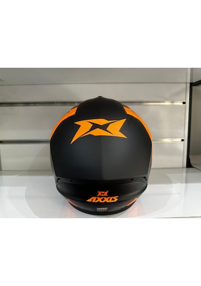 Axxis Draken S B4 Slıde Mat Flour Kask Siyah Turuncu