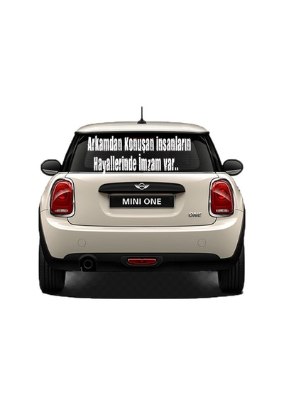 Oto Cam Yazı Sözleri Ticari-servis-dolmuş-panelvan Uzun Sticker Model 47