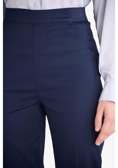 Defacto Sigaret Normal Bel Saten Pantolon J8743az26spnv135 Lacivert-nv135
