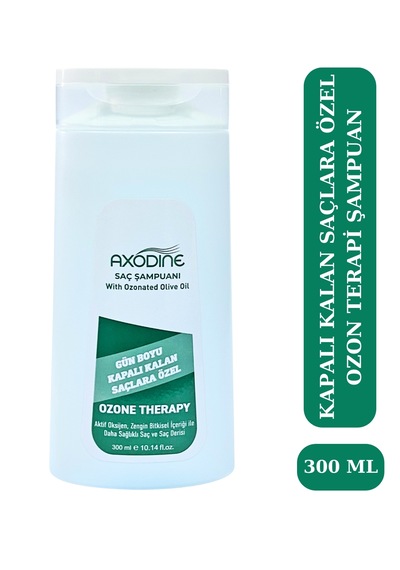 Axodine Gün Boyu Kapalı Kalan Saçlara Özel Ozon Terapi Şampuan 300 ML