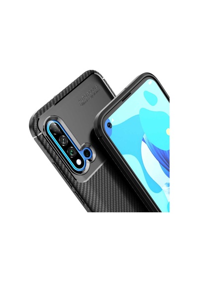 Huawei P20 Lite 2019 Kilif Karbon Silikon Case 389569443