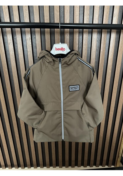 Benitto Kids Erkek Çocuk Mevsimlik Yağmurluk Ceket 51315 Bej