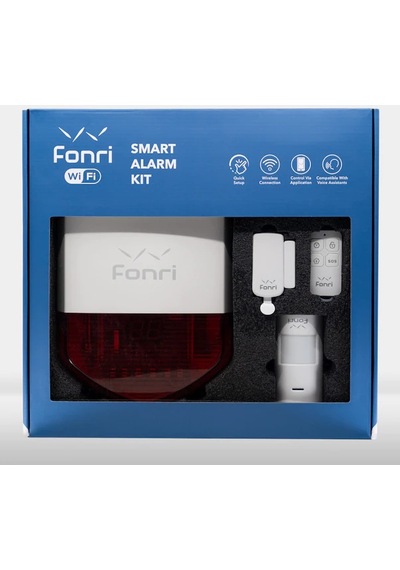 Fonri Smart WİFİ Ekonomik Kablosuz Akıllı Hırsız Alarm Sistemi 1G