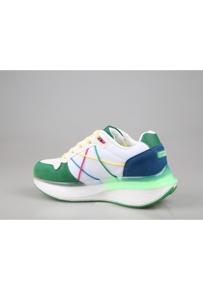 United Colors Of Benetton Bnl-10044 Beyaz Yeşil Unisex Sneakers Beyaz
