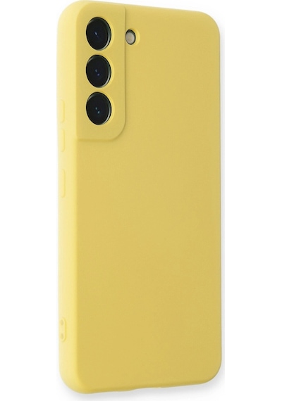 Samsung Galaxy S23 Kılıf Nano İçi Kadife Silikon - Sarı