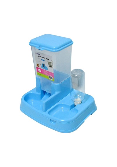 Tr Kedi Köpek İçin Otomatik Mama Ve Su Kabı Seti 2,5 Lt