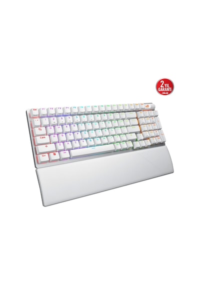 Asus Rog Strix Scope Iı 96 Nx Snow Switch Hot-swap Rgb Beyaz Kablosuz Eng-q Mekanik Gaming Klavye Asus Rog Strix Scope Iı 96 Nx Snow Switch Hot-swap Rgb Beyaz Kablosuz Eng-q Mekanik Gaming Klavye