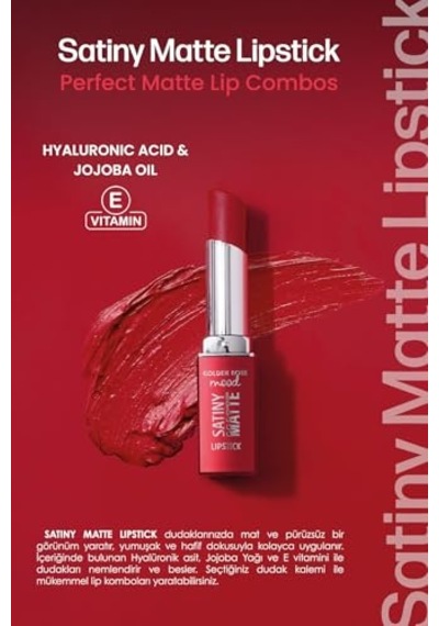 Lipstick No 05 Burnt Blush - Mat Ruj 3 Paketi Genel