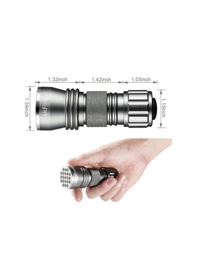 Guassi 21 Led Uv Ultraviyole El Feneri Para Kimlik Hayvan Kontrol