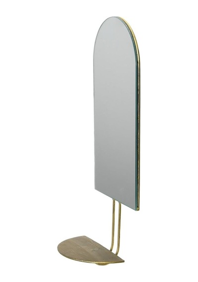Warm Design Antik Altın Metal Çerçeveli Raflı Duvar Aynası Antik Altın Diğer