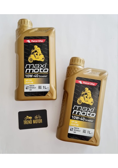 10 - 40 Scooter Mb Sentetik Yağ 1 Litre Petrol Ofisi - Motosiklet