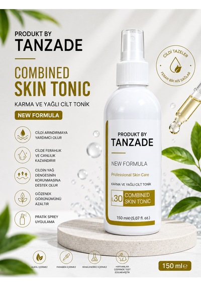 Produkt By Tanzade Karma Ve Yağlı Cilt Toniği 150 Ml Yağ Dengeleyici Ve Arındırıcı Yüz Toniği