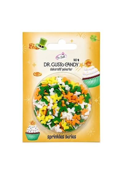 Dr. Gusto Karışık Renkli Kelebek Pasta Süsleme Şekeri