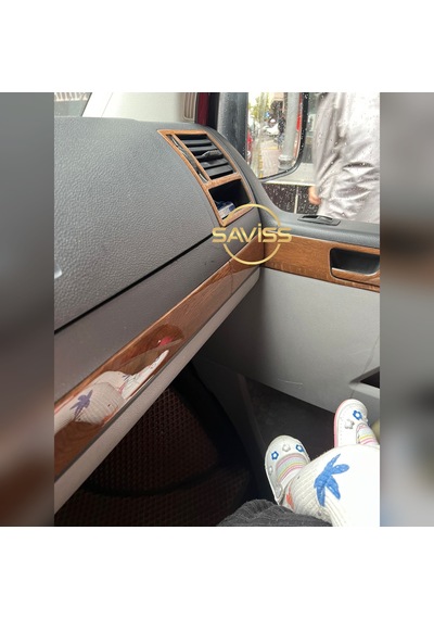 Volkswagen Transporter T5 Özel kalıp Fındık Ağacı Full Set,Torpido Maun Kaplama (Fındık Ağacı)