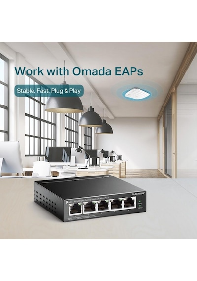 TP-LINK 5-port FULL POE 40W TL-SG1005LP GIGA  IT SWITCH