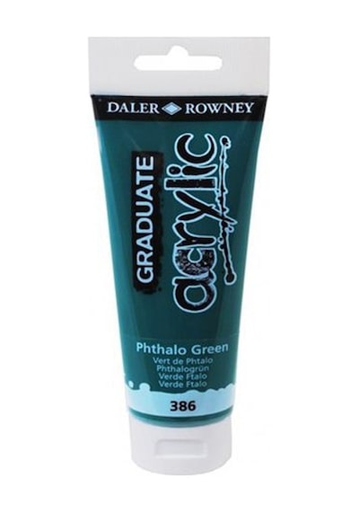 Daler Rowney Graduate Akrilik Boya 120Ml Phthalo Green 386