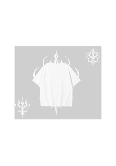 Tarzsokak Beyaz Oversize Tişört Autumn Spider