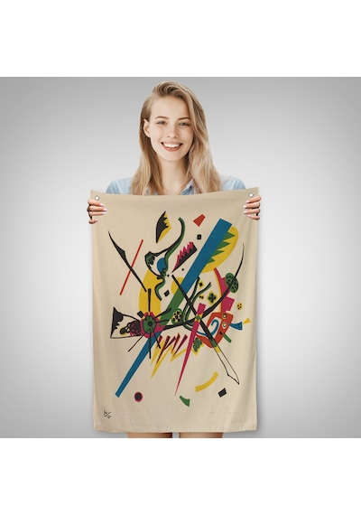 Wassily Kandinsky - Küçük Dünyalar Duvar Örtüsü - Small Worlds-7495