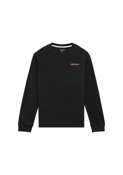 Jeans Siyah Erkek T-shirt M4yı54k8hm0jblk Gj Ls Cn Slım Amerı Siyah