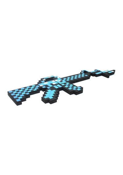 Minecraft Diamond Stil Tabanca Tüfek 60 cm