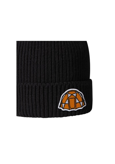 The North Face Tnf Logo Box Cuffed Unisex Bere Nf0a8chefox1 Siyah