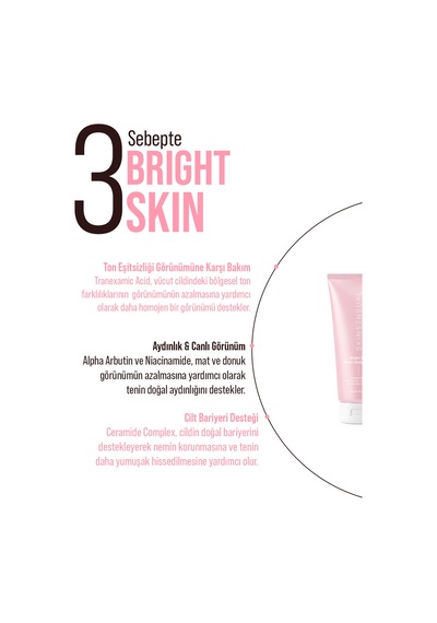 Skin Sensual Bright Skin Serum Body Lotion 200 Ml Aydınlatıcı Vücut Losyonu