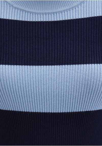 Mavi - Blok Renkli Mavi Kazak 1710724-90702 Mavi