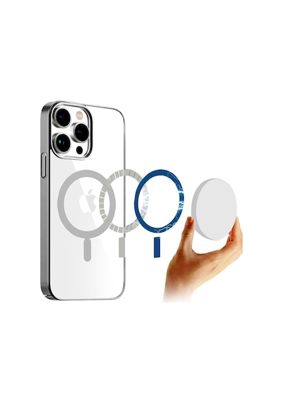 Apple Uyumlu iPhone  14 Pro Max Kılıf Magsafe Özellikli Titanyum Seri Silikon Kapak
