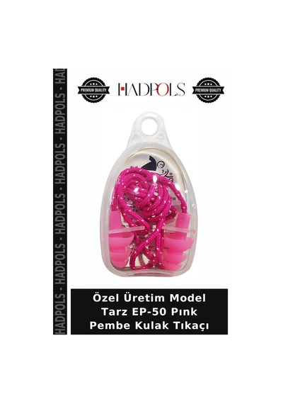 Özel Üretim Model Tarz Ep-50 Pınk Pembe Kulak Tıkaçı Çok Renkli