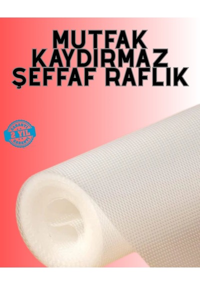 Eva Malzemeden Kaydırmaz Şeffaf Raflık Buzdolabı Kaplaması Mh-hs7425-4794